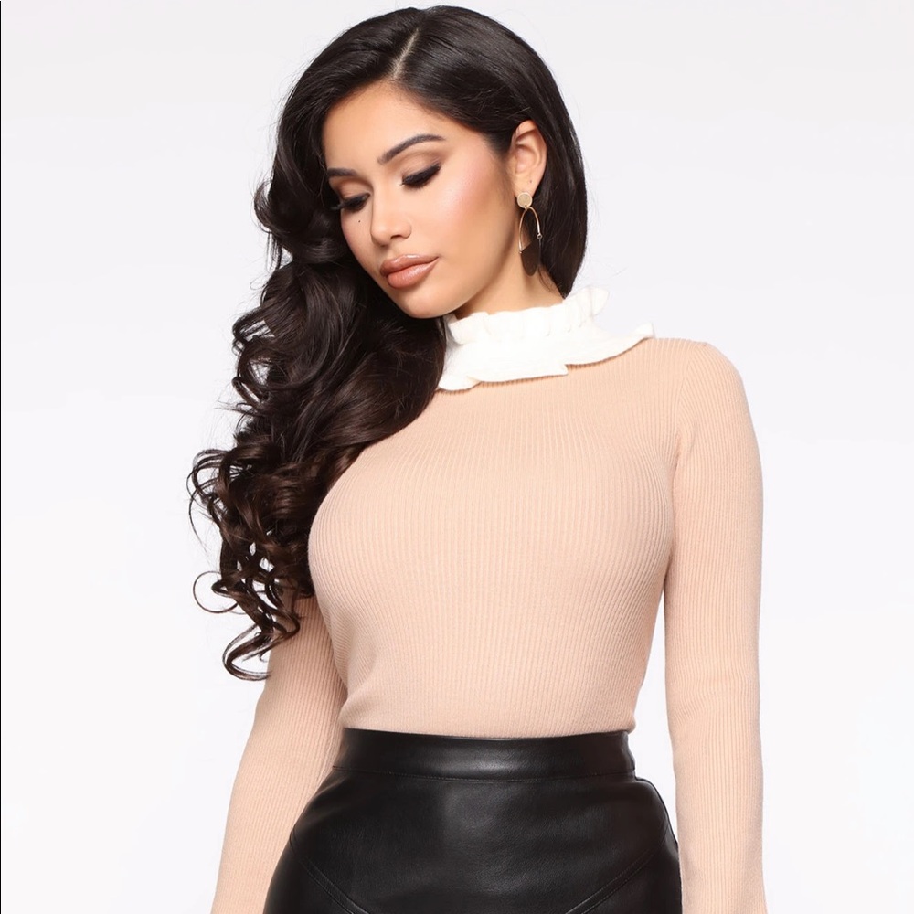 “Class me up” ribbed sweater
